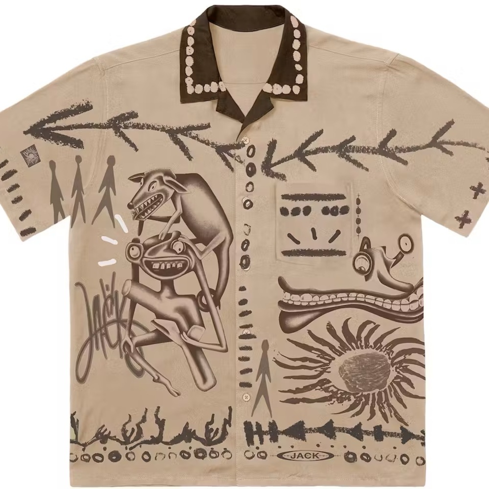 Travis Scott Button Up Brand New